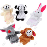 10PCS Cartoon Animal Plush Finger Puppets