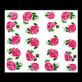 Sun Flower Rose Nail Water Decals Transfer Stickers BPS002/Y106 6577