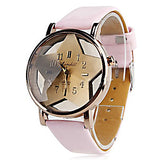 Women's Fashion Wrist Watch Hollow Star Style Dial Quartz