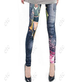 Casual Blend Printing Tights & Leggings