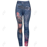 Casual Blend Printing Tights & Leggings