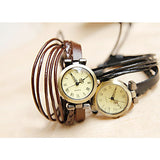 Fashion Watches Roman Numerals Marks 5 Cycles Bracelet Watch