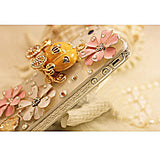 Pumkin Car Jewelry Covered Back Case for iPhone 4/4S/5/5S/5C