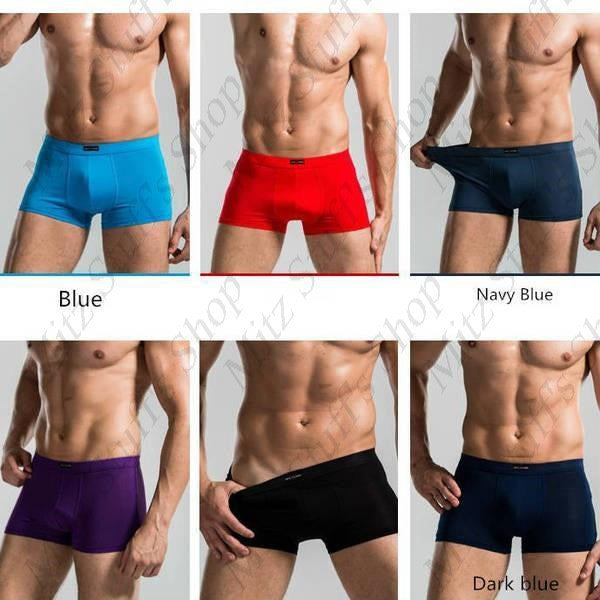 Men's Breathable Underwear Sports Boxer briefs Trunks