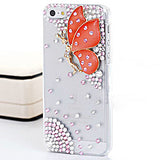 Faerie Pattern Metal Jewelry Back Case For iPhone 4/4S/5/5S/5C