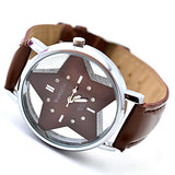 Women's Fashion Wrist Watch Hollow Star Style Dial Quartz