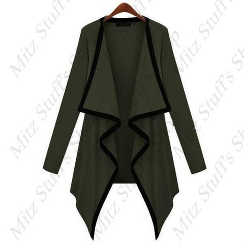 Jacket Shawl Knit Cardigan