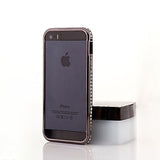 Luxury Rhinestone Frame Metal Case Cover For iPhone 4/4S/5/5S