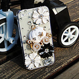 Pumkin Car Jewelry Covered Back Case for iPhone 4/4S/5/5S/5C