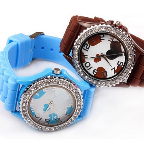 Fashionable Lady Fluorescent Color Watch 8 Colors Available