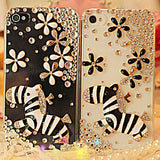 Crystal 3D Fawn Hard Case Cover for iPhone 4/4S/5/5S/5C