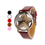 Women's Fashion Wrist Watch Hollow Star Style Dial Quartz