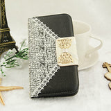 Hollow Bowknot Design PU Case Cover For Samsung Galaxy S3